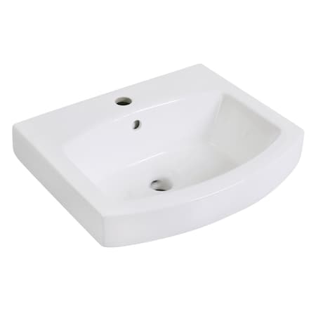 Fauceture 20" Ceramic Bathroom Sink, White EV2017